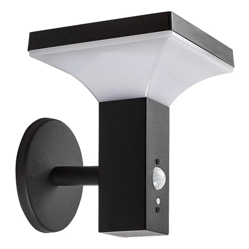 Súper Precio Rabalux - Lámpara de pared solar LED con sensor LED/4W/230V IP44 negra 2200 mAh