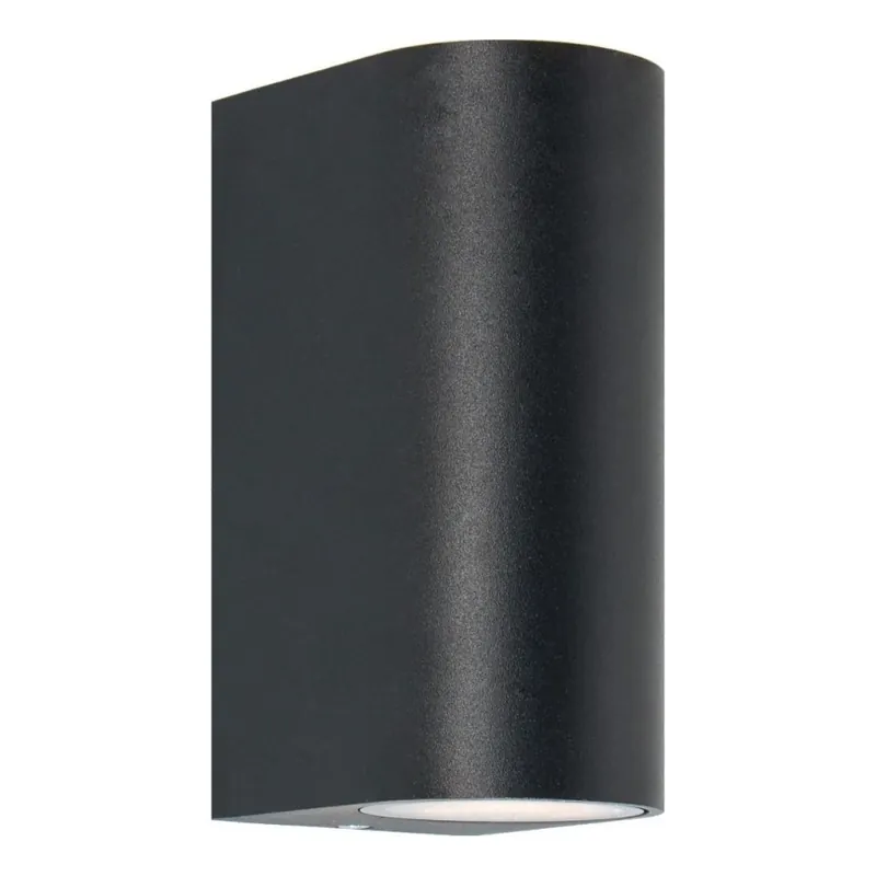 Zuma Line - Aplique de exterior 2xGU10/35W/230V IP44 negro Precio De Oferta