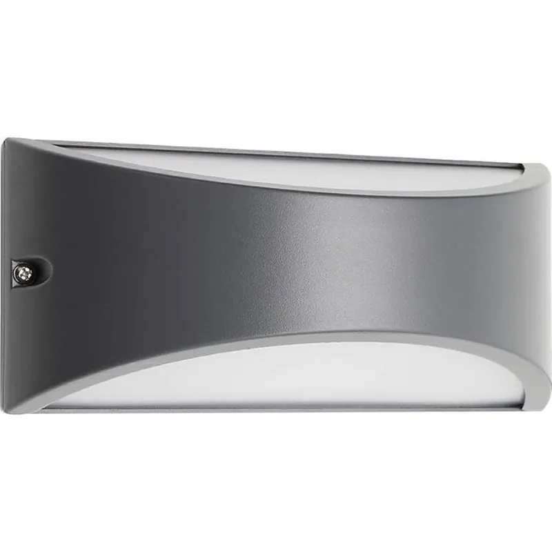 Redo 90191 - Aplique LED para exterior SCUDO LED/10W/230V 3000K IP54 antracita Moderno