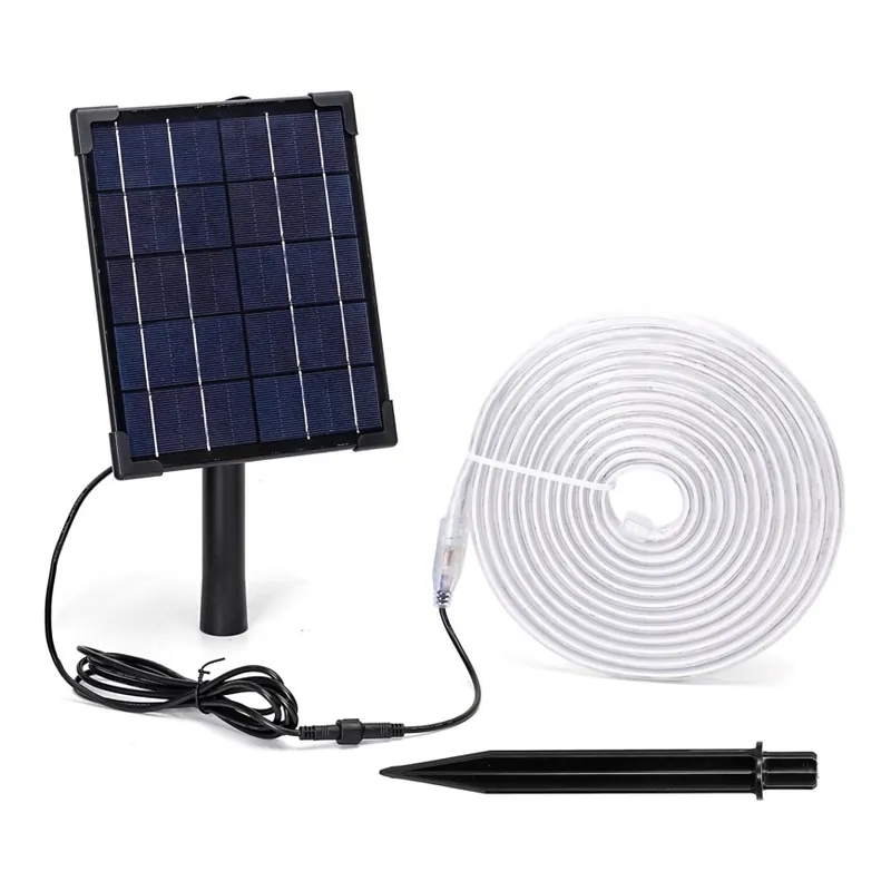 Aigostar - LED RGB Tira solar regulable LED/5W/3,2V 5+2m IP65 4000 mAh + control remoto Oferta Flash