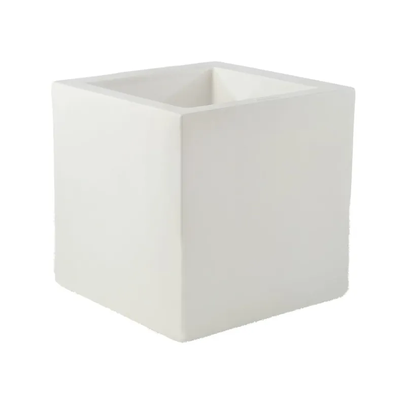 Precio Bajo Maceta de Resina Fang Blanco Cubo -  Vondom