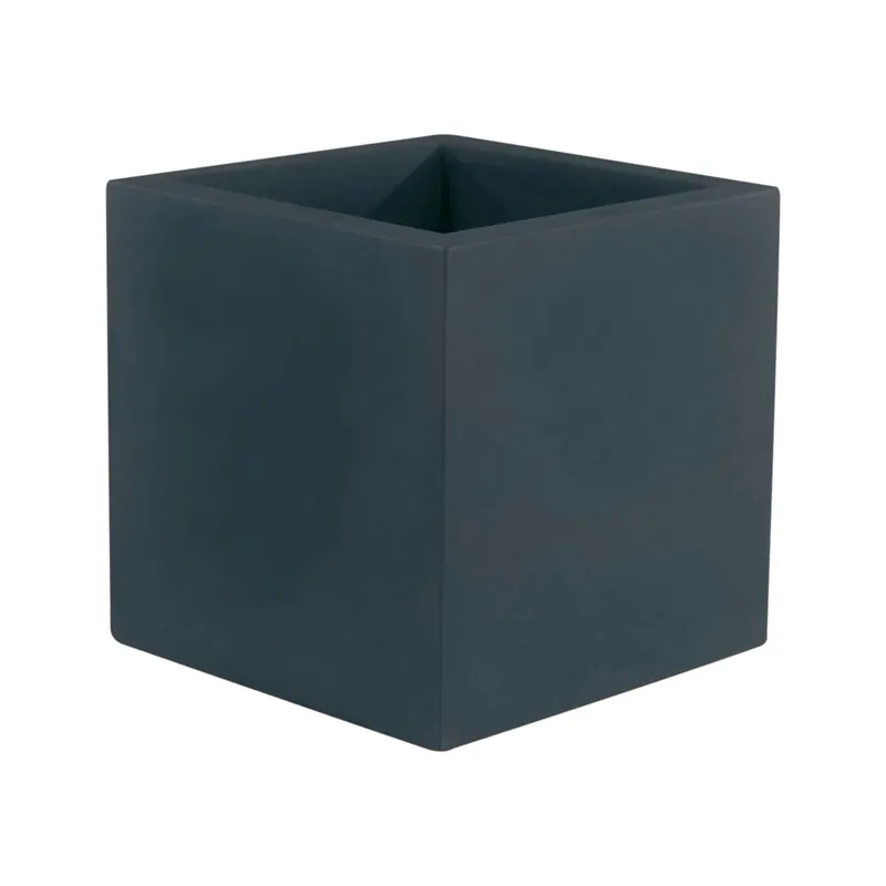 Precio De Oferta Maceta de Resina Fang Antracita Cubo - Vondom