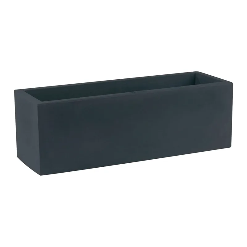 Jardinera de Resina Fang Antracita - Vondom Hecho A Mano