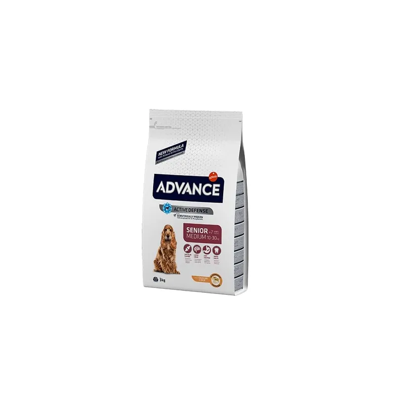 Últimas Unidades Advance senior medium de pollo y arroz
