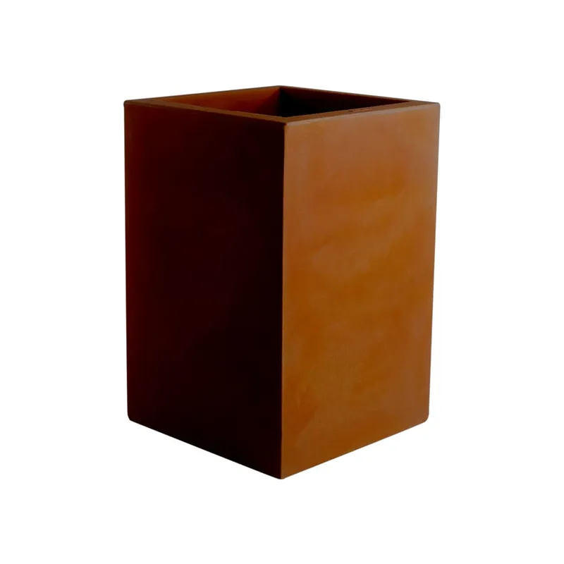 Envío Gratis Maceta de Resina Fang Bronce Cubo Alto - Vondom