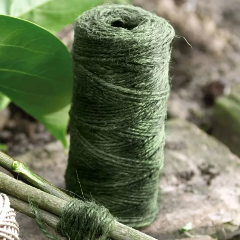 Precio Rebajado Cordel yute verde 75 metros