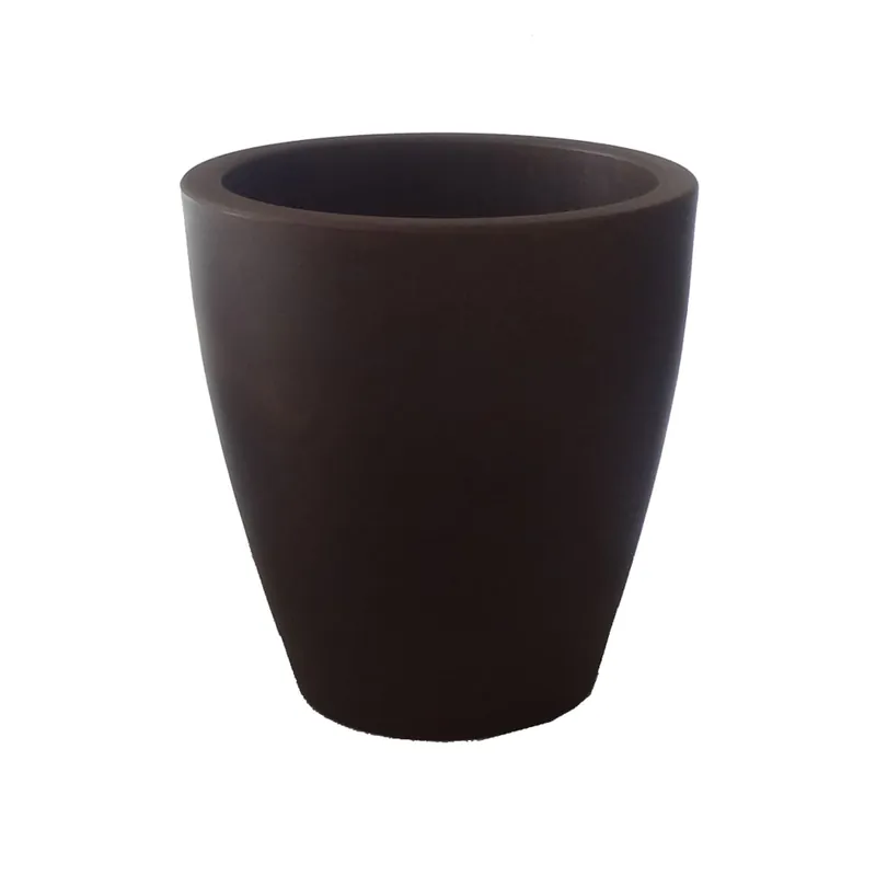 Maceta de Resina Violeta Negro - New Garden Precio De Oferta