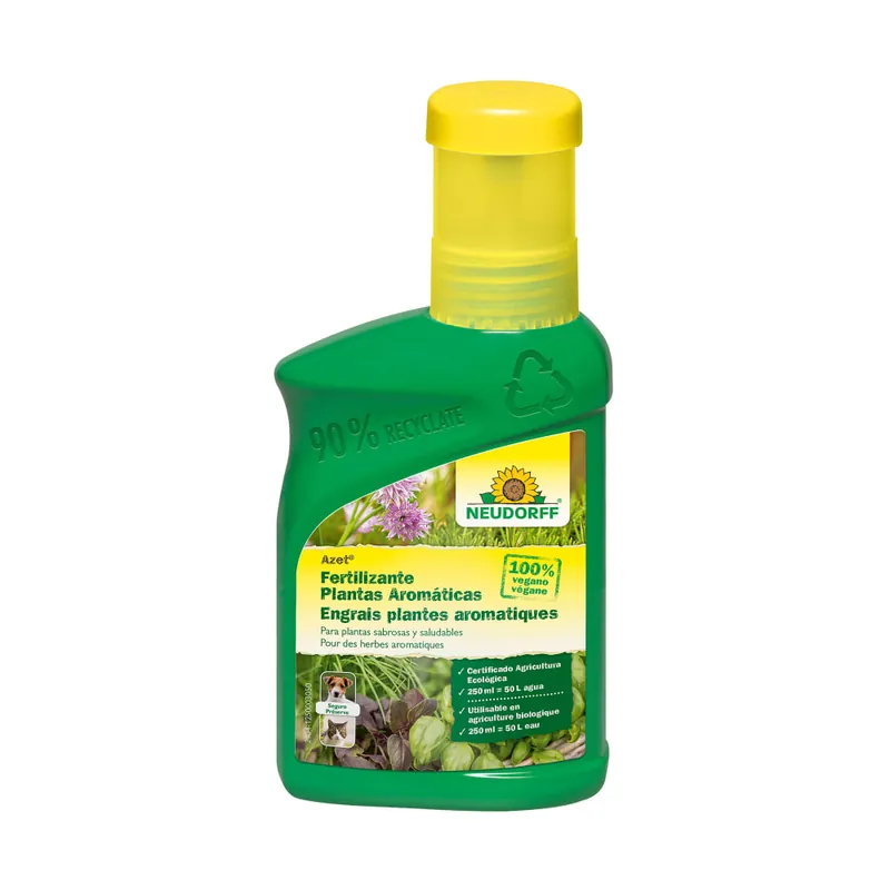 Auténtico Fertilizante Plantas Aromáticas ECO 250 mL Neudorff