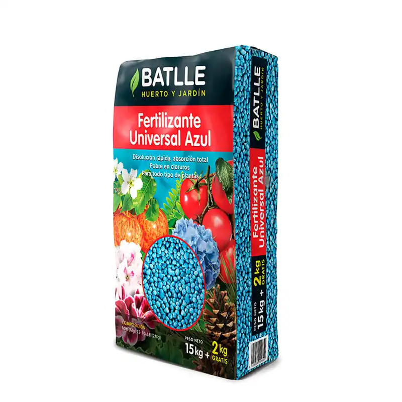 Auténtico Fertilizante azul 15+2kg