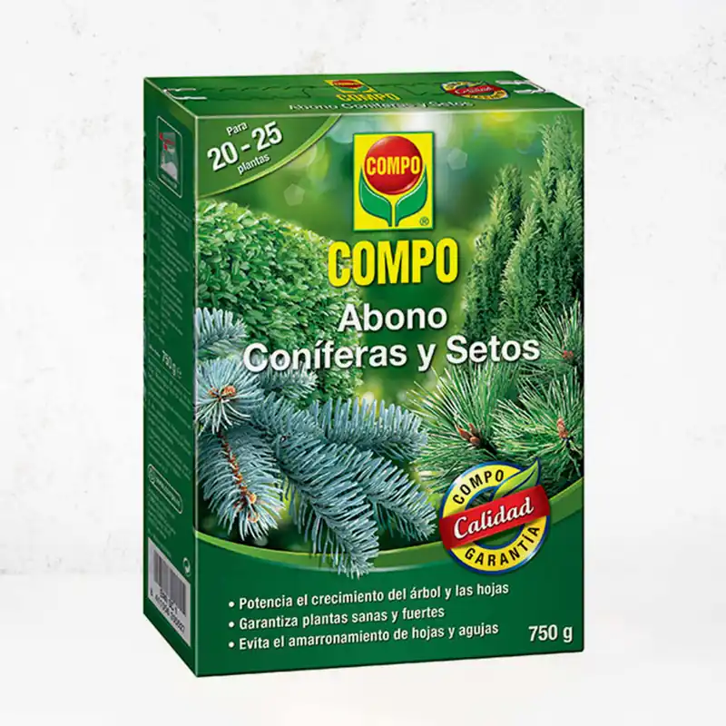 Nueva Colección Abono coníferas y setos 750g Compo