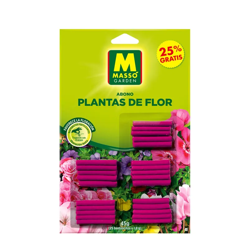 Nueva Colección Bastoncitos fertilizantes plantas flor masso