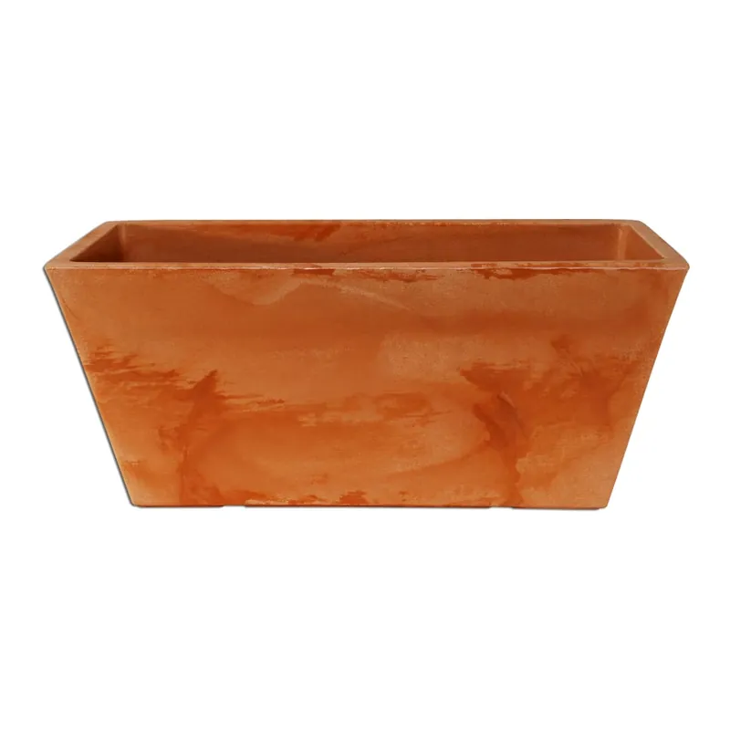 Jardinera de Resina Jazmin Terracota - New Garden Artesanal