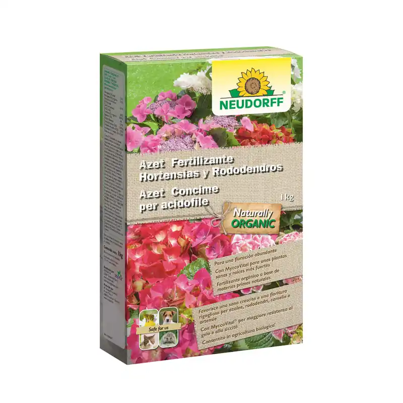 Fertilizante Hortensias ECO 1 Kg Neudorff Directo De Fábrica