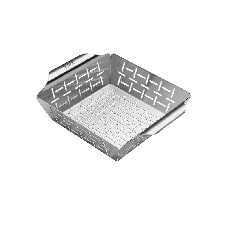 Cesta para asar Deluxe Weber® de acero inoxidable (pequeña) Precio De Fábrica
