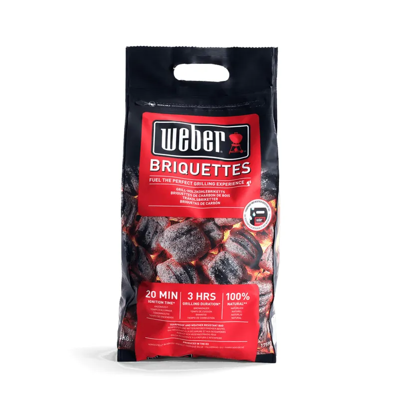 Saco de briquetas Weber® (4 Kg) Profesional