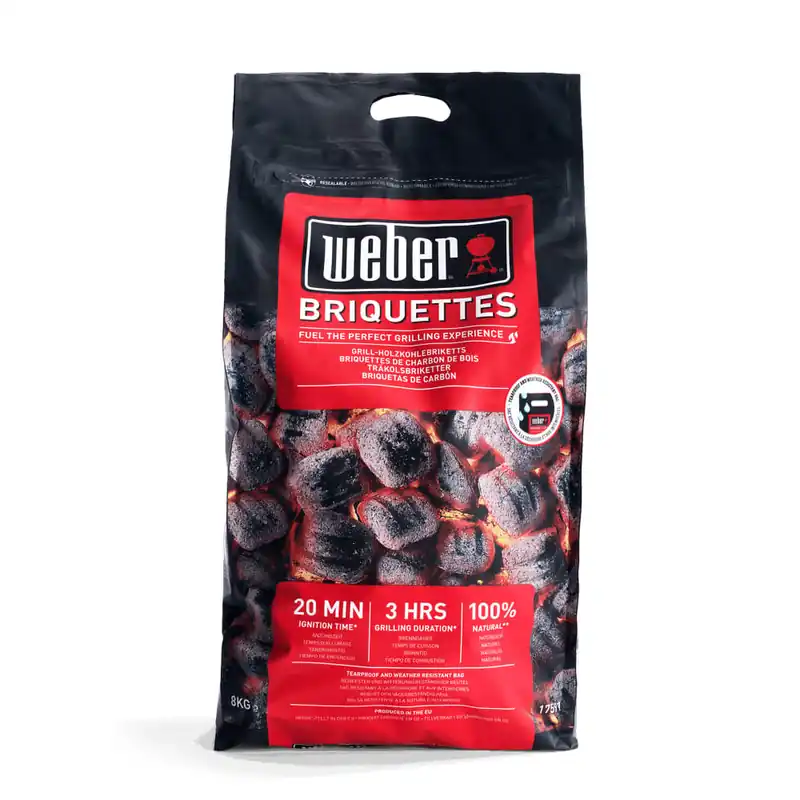 Promoción Exclusiva Saco de briquetas Weber® (8 Kg)