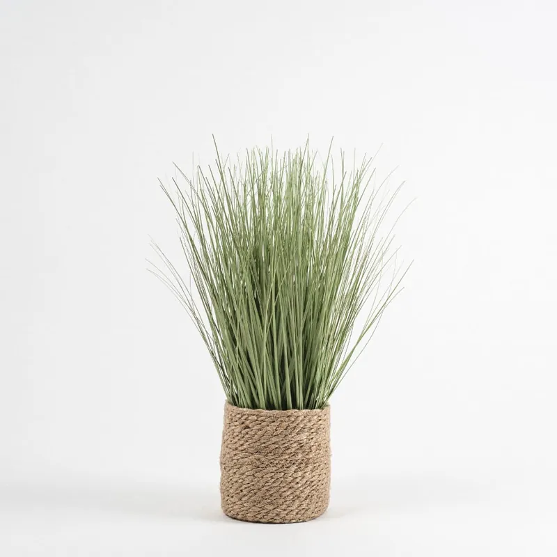 Maceta hierba verde artificial Precio Rebajado