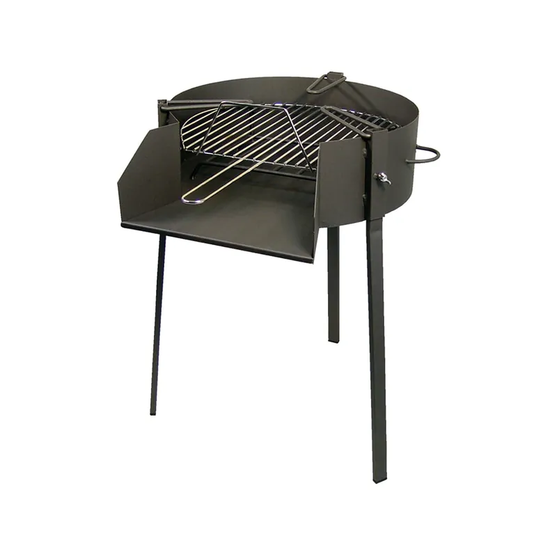 Barbacoa Imex El Zorro de carbón redonda con soporte para paellas Certificado