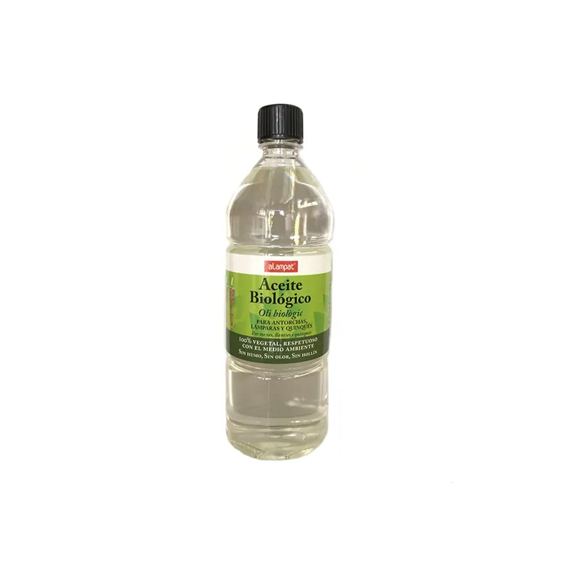 Aceite Biológico 100% Vegetal para Antorchas, Lámparas y Quinqués 1L Comprar En Línea