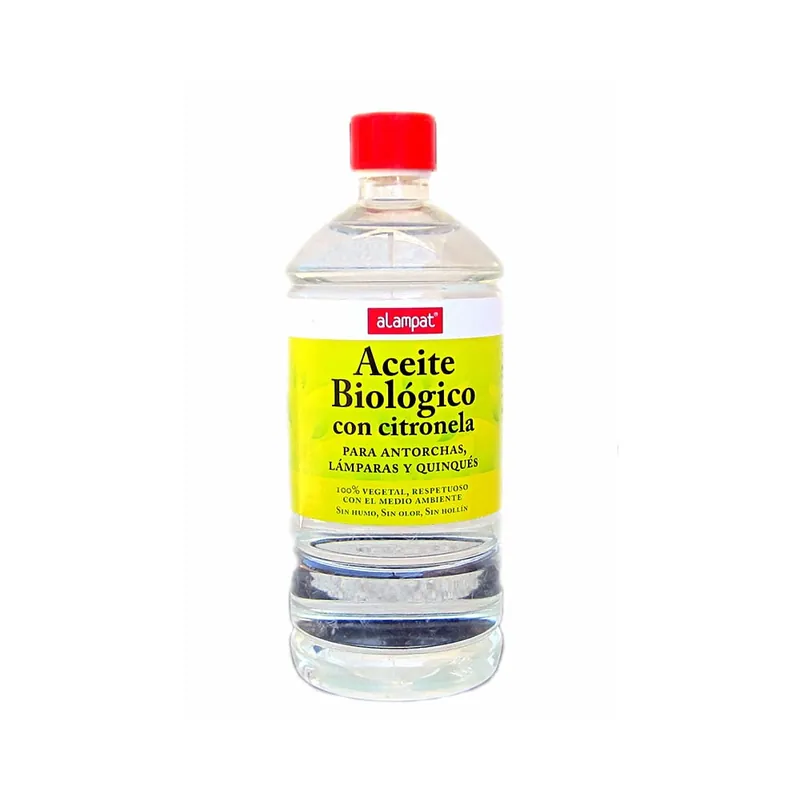Recambio para aceite Biológico con Citronela para Antorchas, Lámparas y Quinqués 1L A Buen Precio