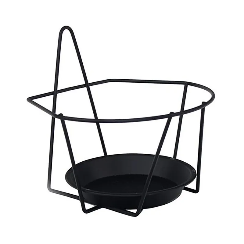 Soporte para maceta de pared Herstera antracita con plato Económico