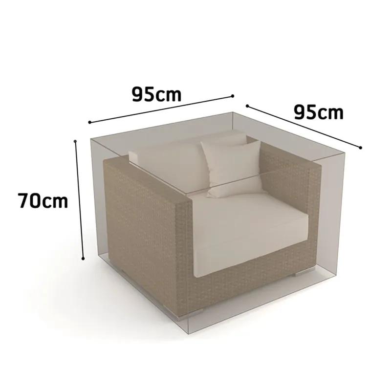 Funda Protectora para Sofá de 1 plaza 95x95x70 cm Máxima Calidad