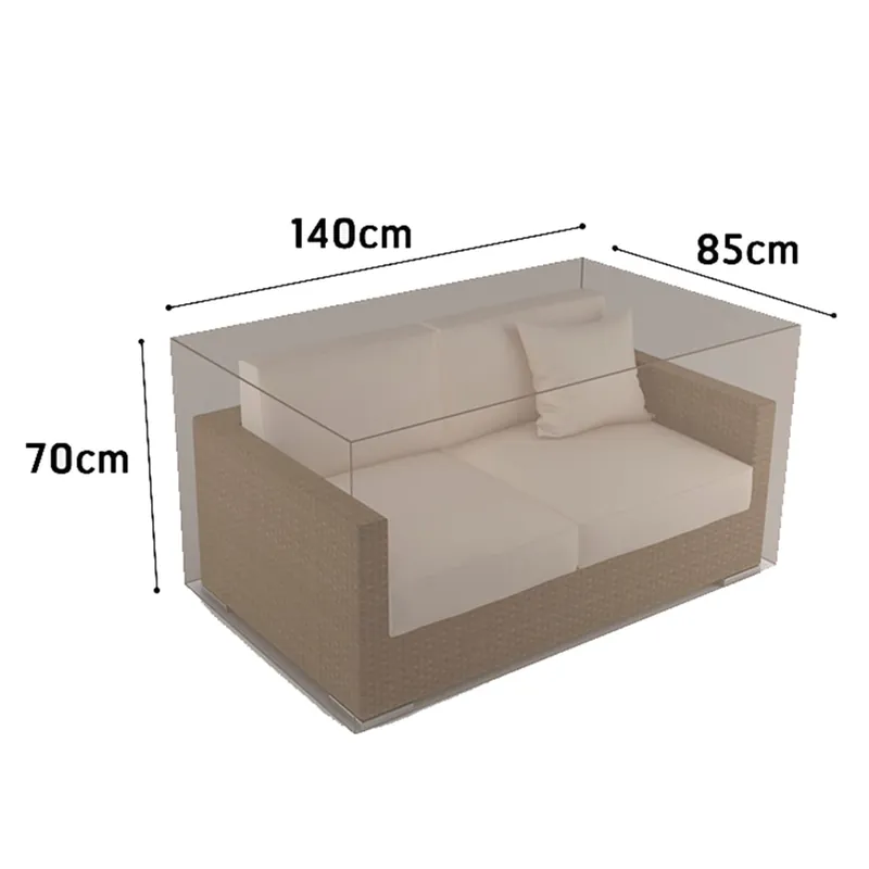 Funda Protectora para Sofá de 2 plazas 140x85x70 cm Devolución Gratuita