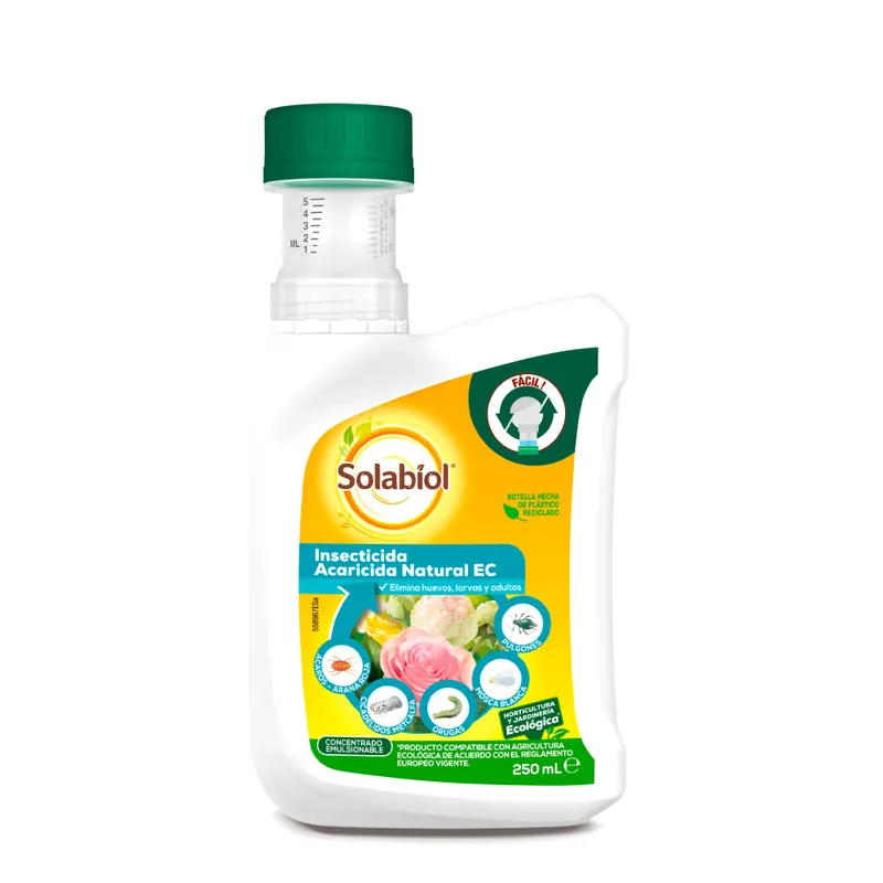Exclusivo Insecticida-Acaricida natural EC Solabiol 250ml