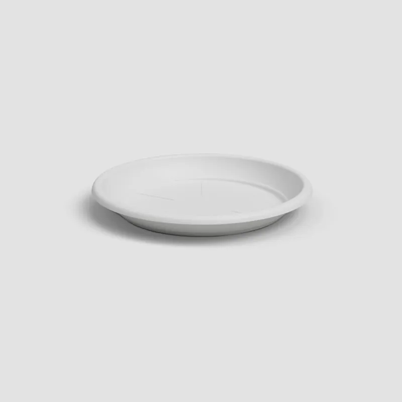 Económico Plato de plástico Artevasi blanco redondo