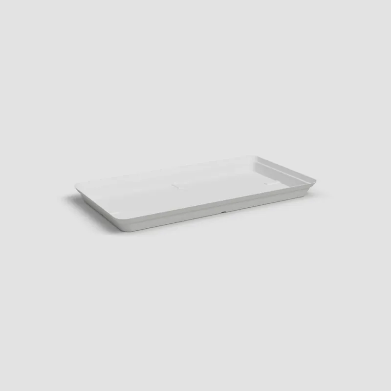 Plato de plástico Artevasi blanco Capri rectangular Imprescindible (Must-Have)