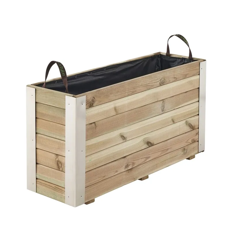 Oferta Jardinera de Madera Bambou - 100x30x50 cm