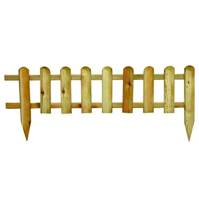 Bordura madera mini valla ranurada Lujoso