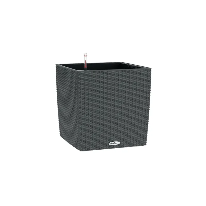 Premium Maceta Autorriego Lechuza Cube Cottage granito