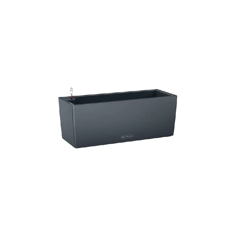 Disponible Ahora Maceta Autorriego Lechuza Balconera gris pizarra