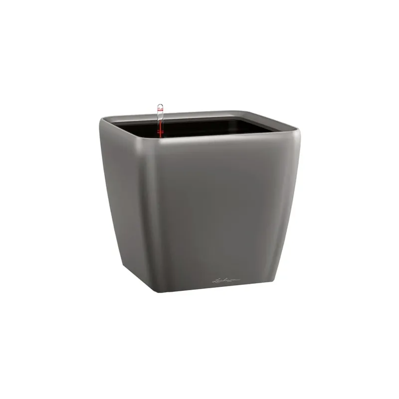 Maceta Autorriego Lechuza Quadro Premium antracita metal Liquidación