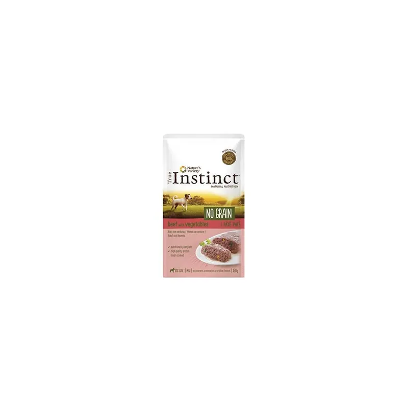True instinct paté mini de carne de vaca Oferta Flash