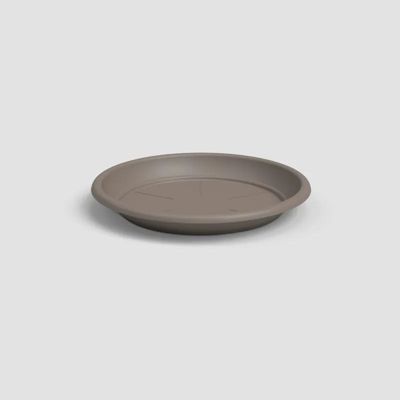 Más Vendido Plato de plástico Artevasi taupe redondo