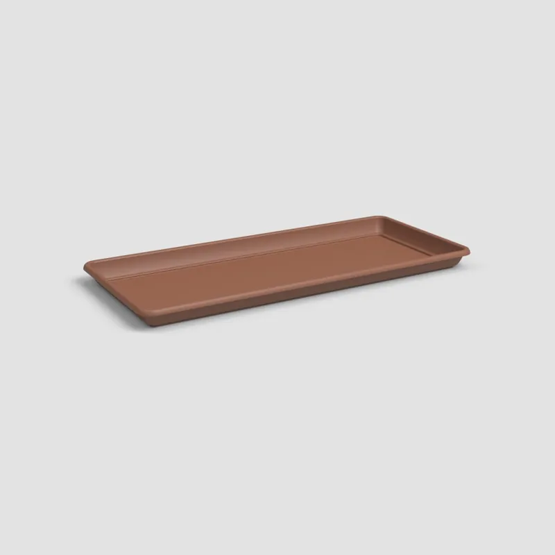 Plato de plástico Artevasi terracota Venezia rectangular Garantía Incluida