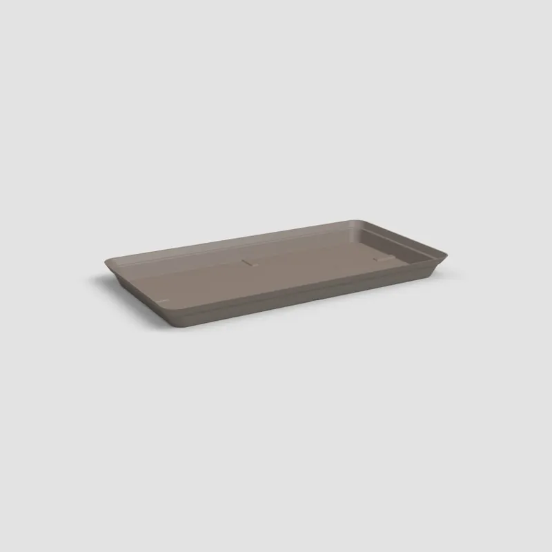 Precio De Fábrica Plato de plástico Artevasi taupe Capri rectangular