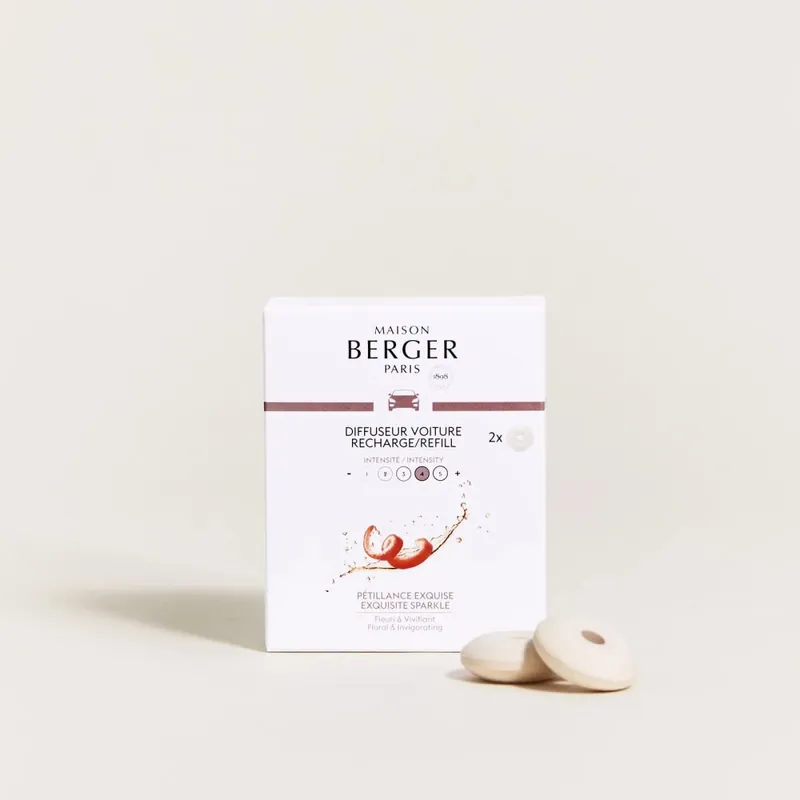Devolución Gratuita Recambio difusor de aromas para coche Berger Petillance exquisite