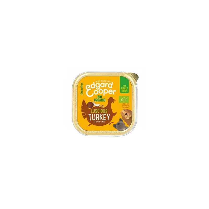 Comprar En Línea Tarrina de pavo ecológico para perros adultos Edgard&Cooper