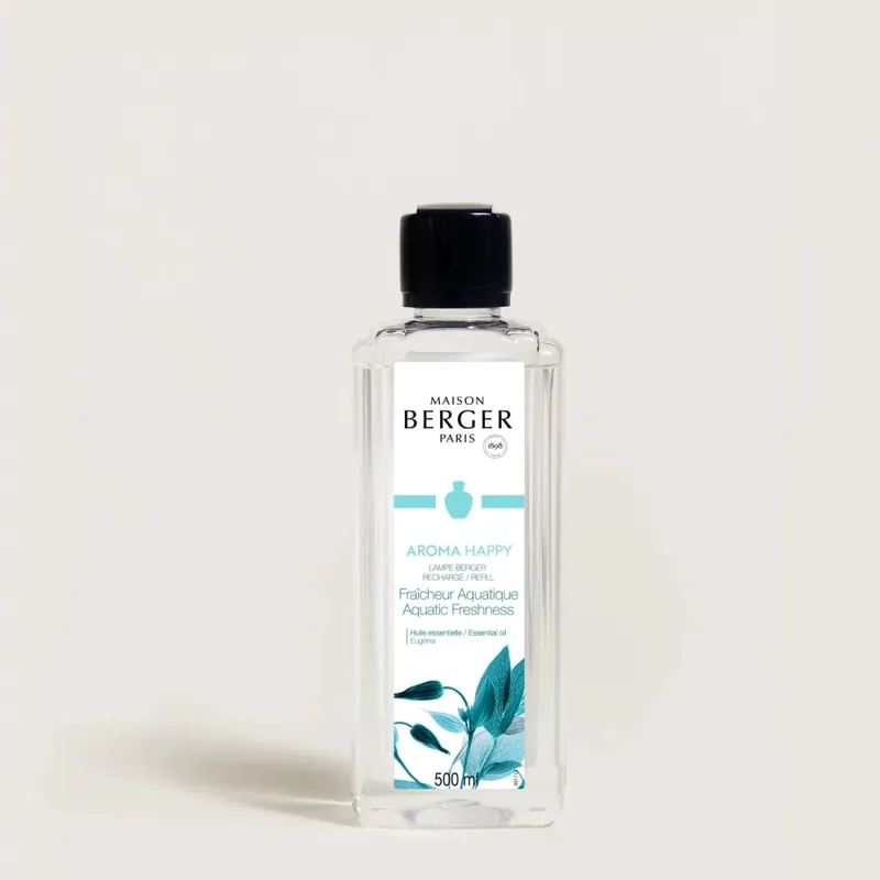 Recarga lámpara catalítica Berger Aroma Happy Aquatic Freshness (500 ml) No Te Lo Pierdas