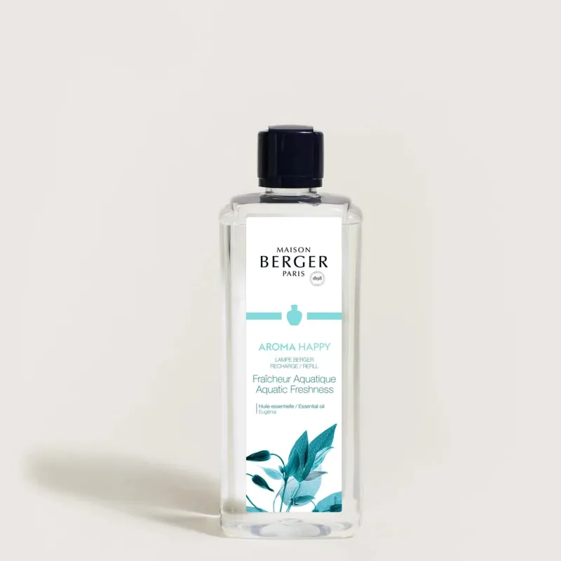 Premium Recarga lámpara catalítica Berger Aroma Happy Aquatic Freshness (1 litro)