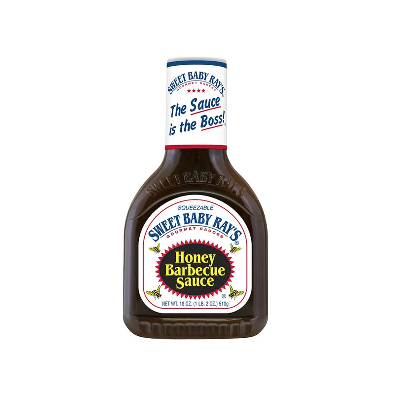 Salsa para barbacoa BBQ Honey Sweet Baby Rays Descuento