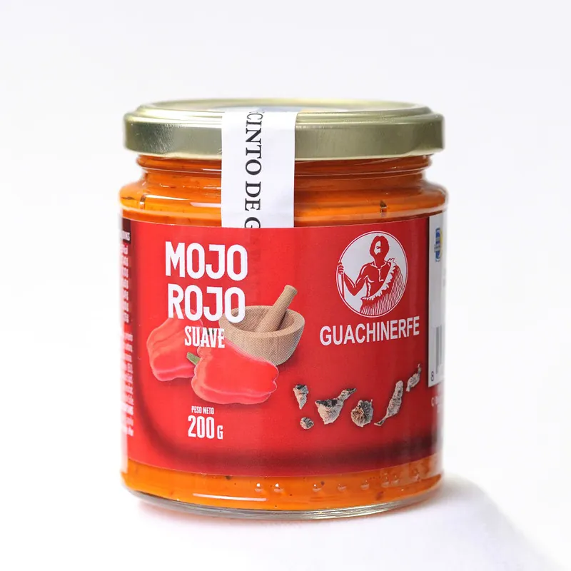 Última Versión Salsa para barbacoa Mojo Rojo suave Guachinerfe