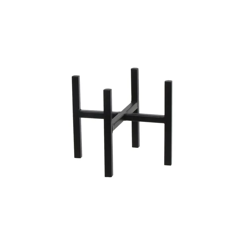 Exclusivo Soporte Ascot negro para maceta