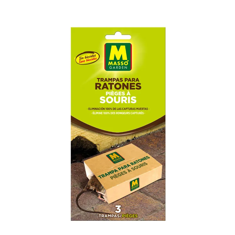 Artesanal Trampas ecologicas para ratones Massó