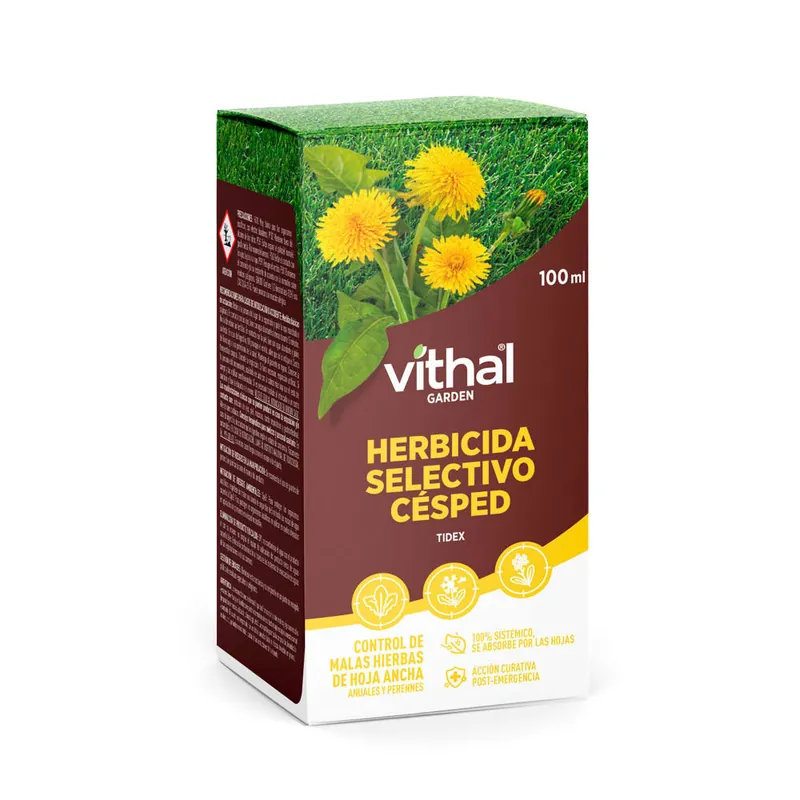 Herbicida selectivo de césped Ecológico 100ml Vithal Envío Gratis