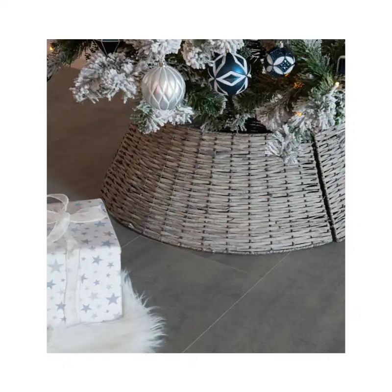 Base para Árbol de Navidad de mimbre natural Mejor Precio