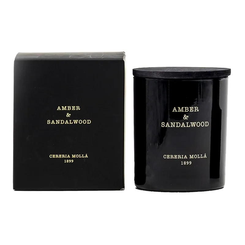 Solo Hoy Vela perfumada Cerería Mollá Amber & Sandalwood (230 gr)